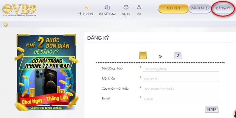 Hướng dẫn đăng ký VuaBai9 và các lưu ý quan trọng cần biết 3 Bên Cạnh Email Người Chơi Cũng Nên Cung Cấp Số Điện Thoại Khi Tạo Tài Khoản