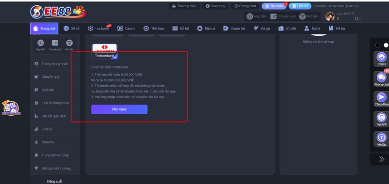 EE88 - Nhà cái dẫn đầu thị trường cá cược trực tuyến 10 Nhà Cái Đưa Ra Các Hạn Mức Nạp Rút Để Cược Kiểm Soát Tài Chính