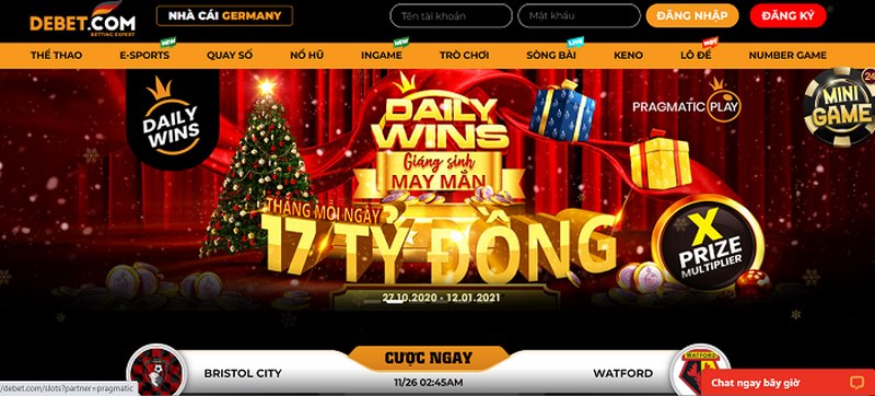 Khuyến mãi Debet - Quà tặng hấp dẫn cho mọi bet thủ 1 Tìm Số May Mắn Nhanh Tay Trúng Thưởng Lên Đến 1 Tỷ Đồng