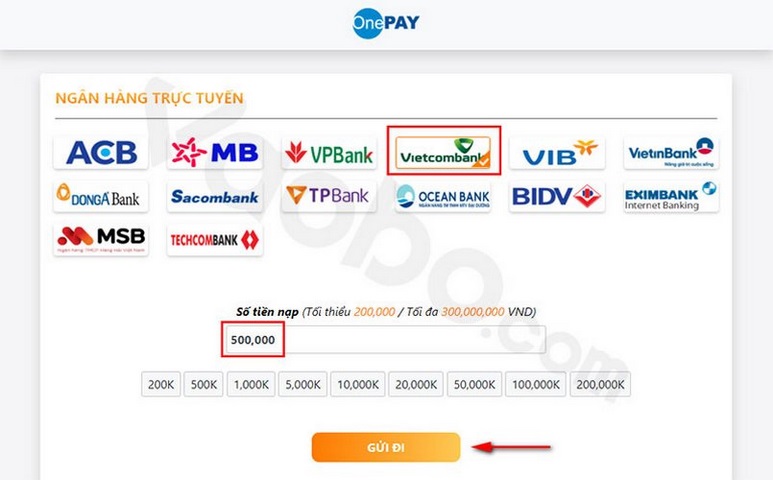 Các bước nạp tiền Lixi88 nhanh chóng và dễ thực hiện 1 Phương Thức Giao Dịch Tại Nhà Cái Lixi88 Đang Sử Dụng