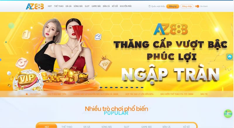 AZ888 - Khám phá thiên đường cá cược hấp dẫn châu Á 1 Az888