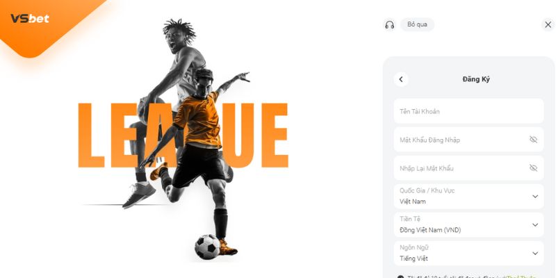 VSBET - Nhà Cái Được Game Thủ Yêu Thích Nhất Năm 2025 4 Hướng Dẫn Tân Thủ Tạo Tài Khoản Vsbet